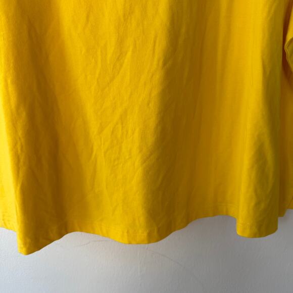 Bob Mackie Rich Yellow Floral embroidered sleeve size 3X - Picture 5 of 9